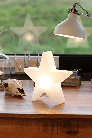 Butlers LED 3D Stern mit USB-Batteriefach SHINING STAR in Silber günstig  kaufen
